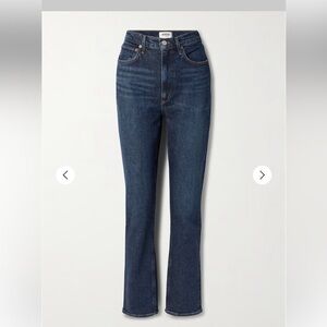 AGOLDE High Rise Stovepipe straight-leg organic jeans  size 24
